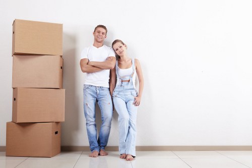 Local office relocation team planning a business move in Cowley