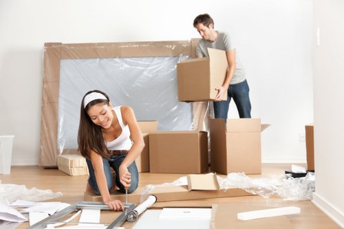 Moving truck in Cowley for local home relocation