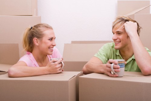 Planning home moves in Cowley with packing boxes and organised rooms