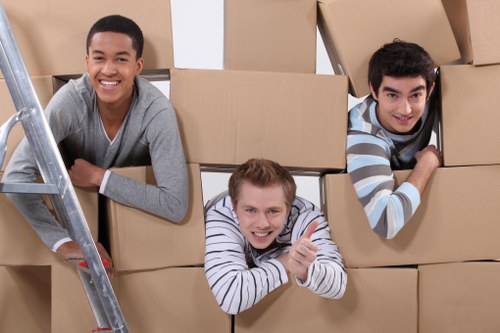 Local man and van moving boxes and furniture in Cowley