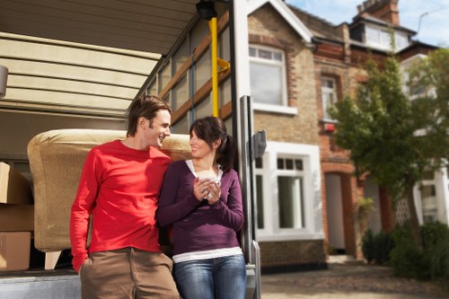 Local man and van moving boxes in Cowley Oxford